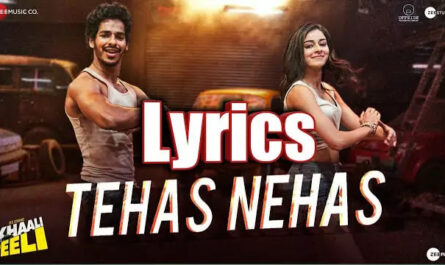 Tehas Nehas Lyrics/Khaali Peeli - Shekhar Ravjiani & Prakriti Kakar