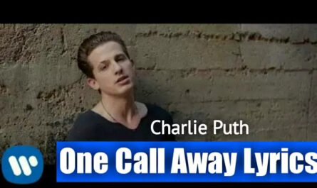 One Call Away Lyrics - Charlie Puth