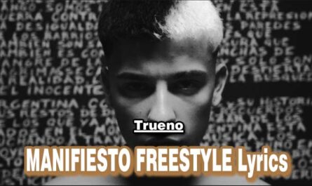 MANIFIESTO FREESTYLE Lyrics - Trueno