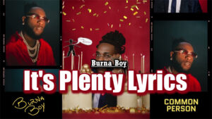 It's Plenty Lyrics - Burna Boy - Audio Version