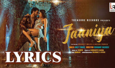 Jaaniya Lyrics - Ankit Tiwari - Navneet Malik & Anisha Pahuja