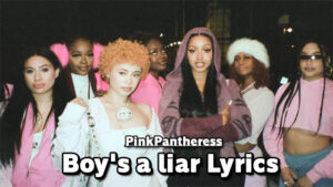 Boy's a liar Lyrics - PinkPantheress