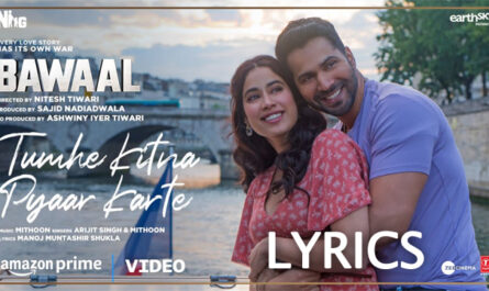 Tumhein Kitna Pyaar Karte Lyrics - Bawaal - Arijit Singh & Mithoon