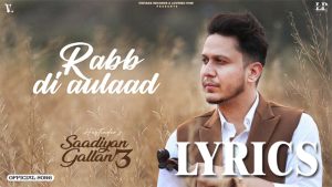 Rabb Di Aulaad Lyrics - Hustinder - New Punajbi Song 2024