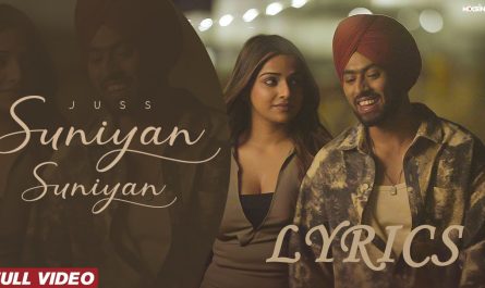 Suniyan Suniyan Lyrics - Juss Ft. Navya Tiwari