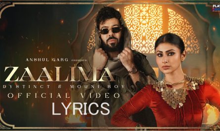 Zaalima Lyrics - DYSTINCT & Shreya Ghoshal